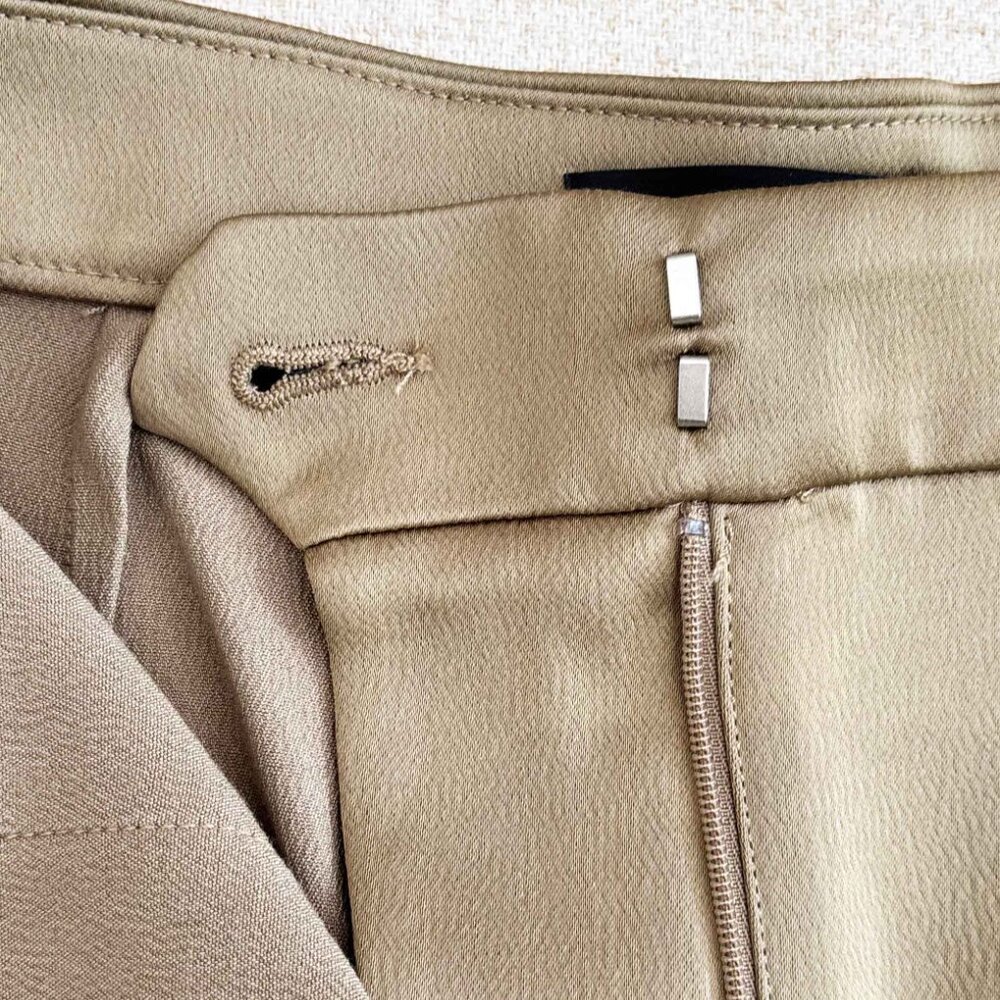 Club Monaco Laurel Oak Satin Belted Cargo Pant Size 2 - Picture 9 of 15